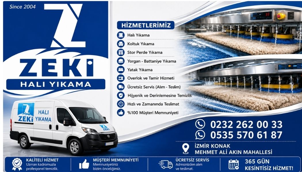 Konak Mehmet Akif Mahallesi Detaylı Halı Yıkama Fiyat Listeleri